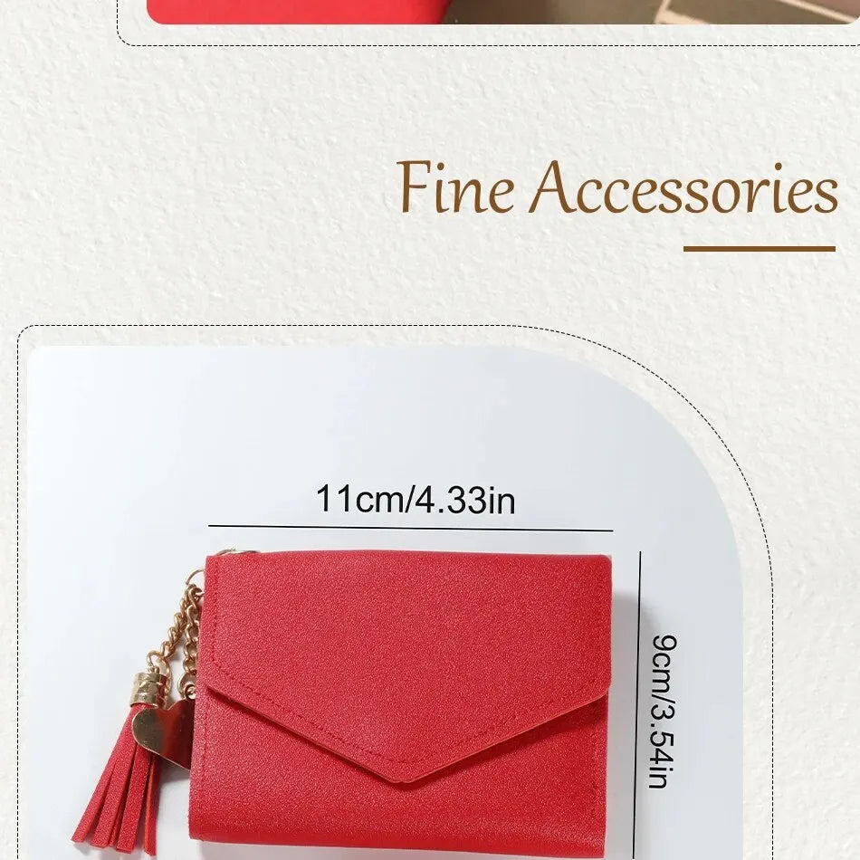 Fashion Women Watches Glasses Wallet Set Casual Leather Belt Quartz Wristwatches Ladies Tassel Pendant Wallet Montre Femme